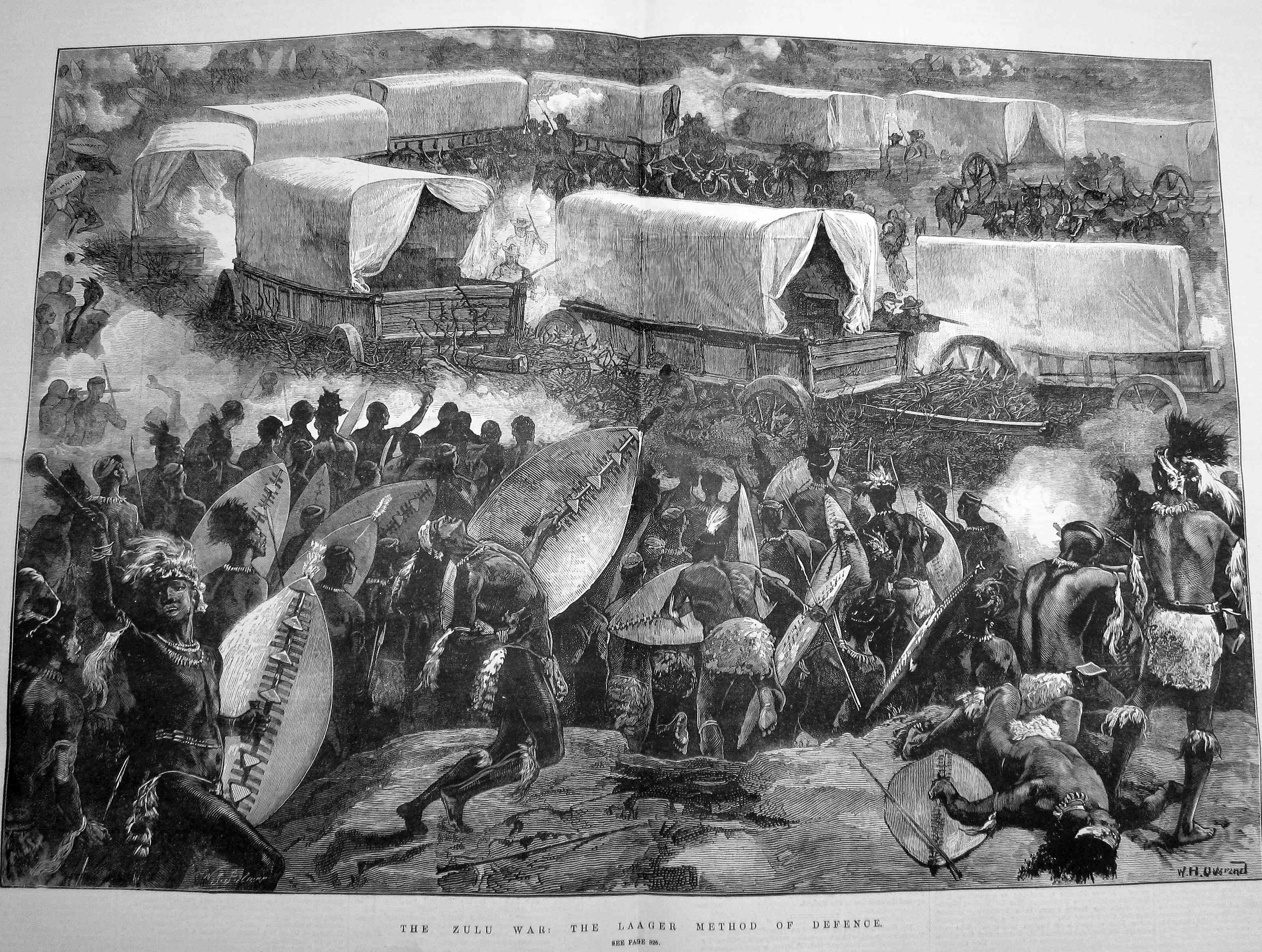 laager defence Zulu